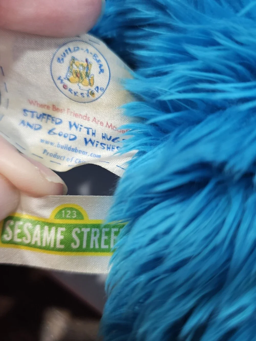 Sesame Street Cookie Monster Build A Bear Plush